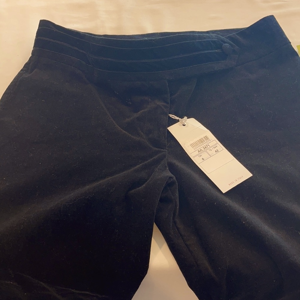 Creola velvet black classic pants